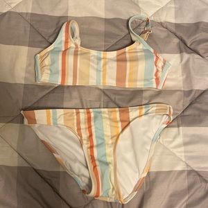 Striped bikini set! Super cute and comfortable